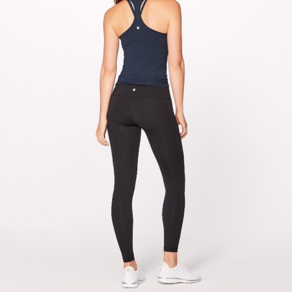 Black Lululemon Wunder Under Leggings size 2